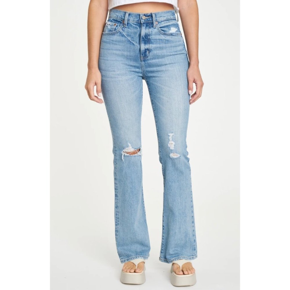 Daze High Ride Flare Jeans Size 28